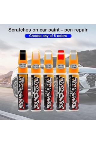 Flybuy Sıvı Rötuş Onarımı Kazşanı Kalemi Gümüş Boya Araç İl