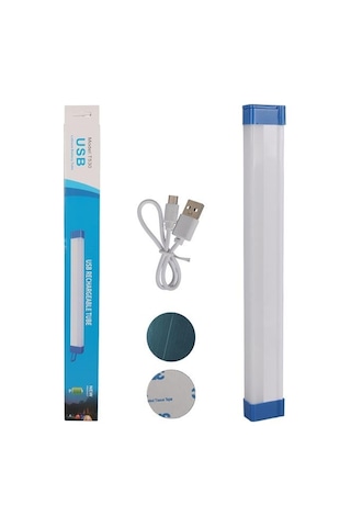 T530 32cm 40w Çubuk Portatif Led Işıldak Şarjlı Tüp Lamba 1200mah Çok Renkli