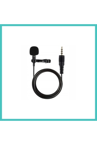 Ny Joy 3.5mm Jak 1.5 Metre Double Mikrofon - Siyah Nyjoybz