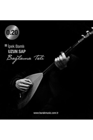 İpek Bamlı Uzun Sap Bağlama Teli