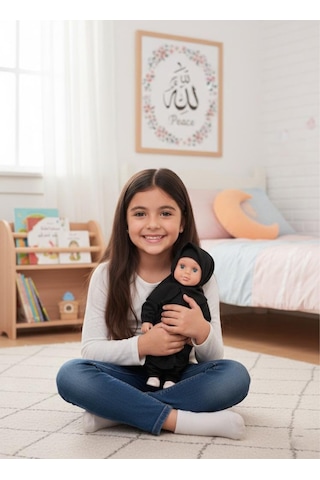 Elif Tesettürlü Bebek Pilli Sesli Dua Eden Ve İlahi Okuyan Eğitici Oyuncak Bebek