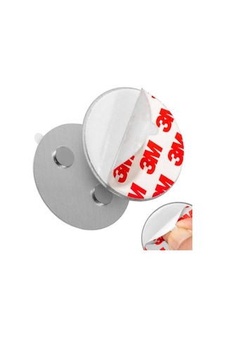 Mıknatıslı 50mm Çap Duman Dedektörü Montaj Aparatı, Mıknatıslı Yapışkan Pedler, Hızlı Ve Güvenli Montaj, Delme Veya Vida Yok, Yangından Korunma, Montaj Aracı 1 Adet/x-sense Dedektörler İle Uyumlu