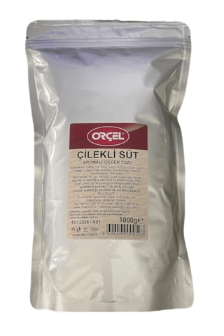 Orçel Çilekli Süt Aromalı İçecek Tozu Oralet 1 KG Orçel Çilekli Süt Aromalı İçecek Tozu Oralet 1 KG