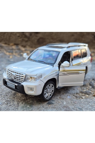 Oyuncak Araba Toyota Jip Land Cruiser V8 Model Araç Sesli &ışıbyz