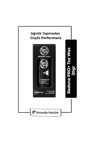 Redone Maksimum Hacim & Mat Görünüm Toz Pudra Wax Siyah 20 G