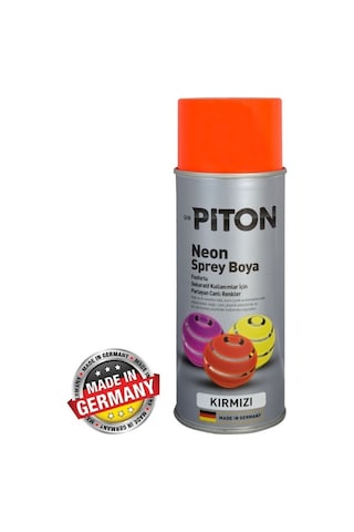 Piton Neon Sprey Boya 400 Ml 256455 Kırmızı