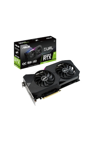 Asus NVIDIA GeForce RTX 3060 Ti Dual V2 OC Edition LHR DUAL-RTX3060TI-O8G-V2 8 GB GDDR6 256 Bit Ekran Kartı