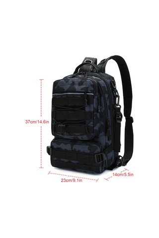 Olta Takımı Sırt Çantası Saklama Çantası Açık Omuz-kamuflaj