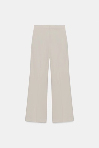 Açelyaokcu Premium Vento Orta Bel Wide Leg Dokuma Pantolon Taş