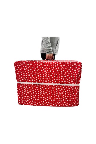 Vip Katlanır Yer Yatağı 8 Cm Kalın Sünger Yatak 80x180x8 Cm-kırmızı Yıldız