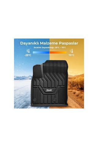 Nissan Qashqai J12 2021-2026 Tpe Paspas Ve Bagaj Paspası Seti