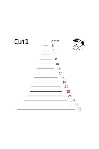 Kirschen 3101022 Düz Ağız Oyma Iskarpela Cut1 - 22mm