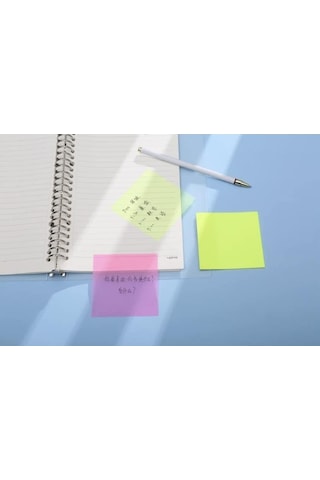 Gen-of Şeffaf Post-it Yapışkanlı Not Kağıdı 76x76 Mm 40 Yp
