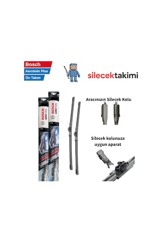 Saab 9-3 Silecek Takımı 2012 Model Ön Bosch Aerotwin Plus