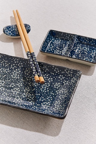 Pasabahce Sakura Sushi Servis Seti Lacivert