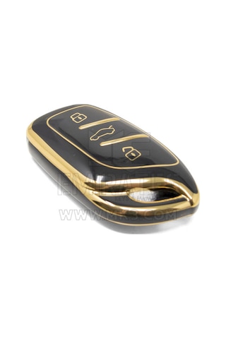Lüx Mg Hs Gt Zs Ev Zx Mg5 Mg6 Roewe Rx3 Rx5 I5 Erx5 I6 I5 Nano Anahtar Kılıfı Siyah Gold Renk