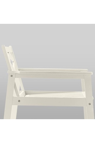 Ikea Bondholmen Tekli Bahçe Koltuğu, Beyaz-bej