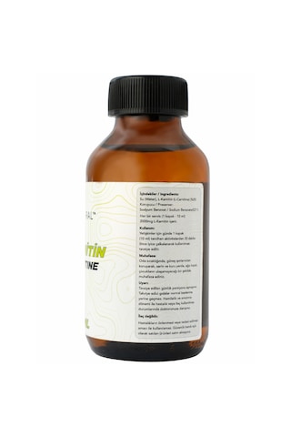 Sepe Natural L-Karnitin Sıvı Takviye Edici Gıda 20 Servis 200 ML