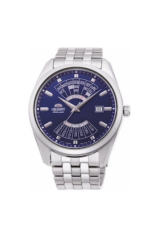Orıent Ra-ba0003l30b Kurmalı Otomatik Çelik Gri Lacivert Kadran 44 Mm Erkek Kol Saati Metalik Gri