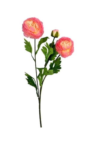 Yapay Çiçek Şakayık Çiçeği Pembe Açık Renk 2 Çiçek 1 Tomurcuk 50cm Pembe