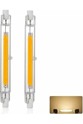 R7s Led Ampul 118mm 20w Kısılabilir Sıcak Beyaz 3000k 3000lm Lineer J118 300w Halojen Ampulün Yerini Alır