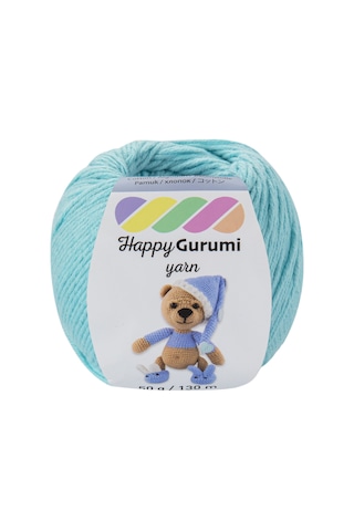 Happy Yarn Happy Gurumi Amigurumi Örgü İpi 50gr 130m Turkuaz