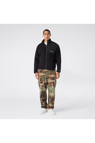 Champion Full Zip Top Erkek Siyah Sweatshirt 223003 2800282