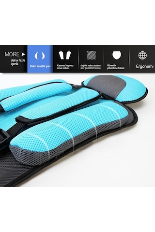 Eternal Luck Basit Taşınabilir Araba Çocuk Koltuğu Kırmızı