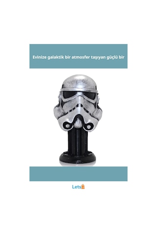 Stormtrooper Figürü 17x10 Cm İkonik Star Wars Büst 1 Adet