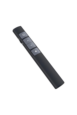 Ekranlı Şarjlı Lazer Sunum Kumandası Şarj Göstergeli Lazer Powerpoint Laser Pointer Slayt Atlatıcı