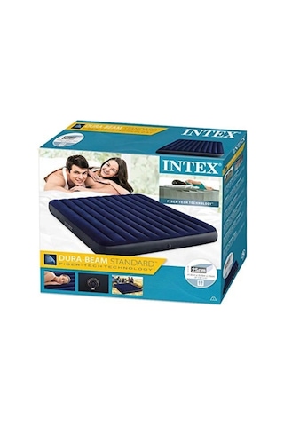 3-4 Kişilik Şişme Yatak İntex 64755 Şişme Kamp Yatak 203x183x25C