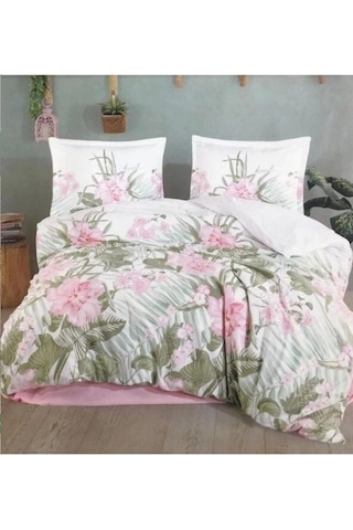 Ranforce Nevresim Takımı Çift Kişilik Forest V1 Pembe