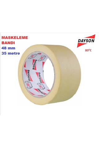 Dayson 5 Adet Dayson Maskeleme Bandı Kağıt Bant 48 Mmx35 Mt