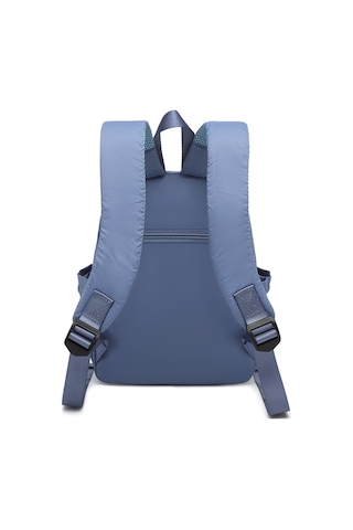 Smart Bags Mavi Günlük Mini Boy Hafif Kadın Sırt Çantası