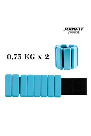 Joinfit El Ve Ayak İçin Bilek Ağırlığı 0,75 Kg 2 Adet Mavi
