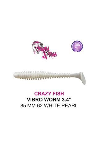 Crazy Fısh Vıbro Worm 85 Mm Aromalı Silikon Yem