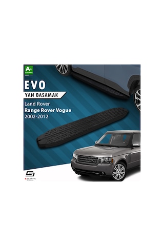 S-dizayn Land Rover Rover Range Rover Vogue 2 Evo Siyah Yan Basamak 183 Cm 2002-2012