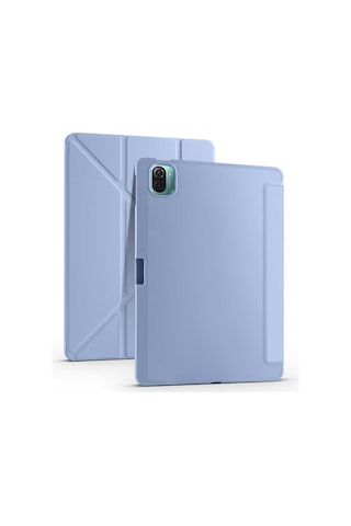 Xiaomi Uyumlu Mi Pad 5 Kılıf Tri Folding Kalem Bölmeli Standlı Kılıf