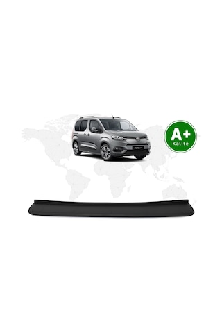 Toyota Proace City Arka Tampon Eşiği Mat Siyah 2019 Model Ve Sonrası