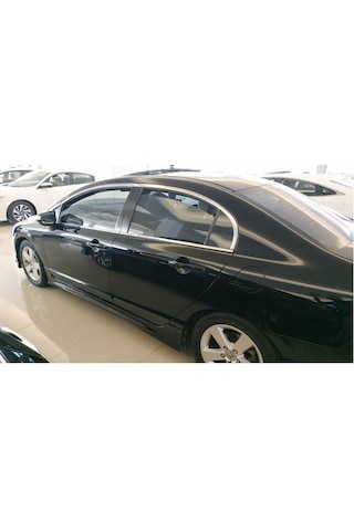 Honda Civic Fd6 Cam Çerçevesi Kenar Çıtası Krom Tamtur 2006 201