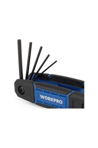 Workpro Wp222028 8 Parça Cr-v Metrik Çakı Tipi Profesyonel Allen Anahtar Takımı Fr Wp222028