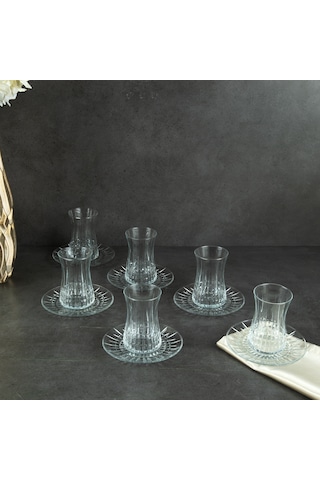 Aryıldız Fiona 12 Parça 6 Kişilik Çay Seti 110 Ml Renkli