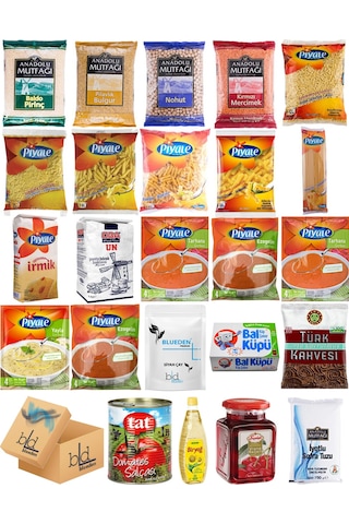 Blueden Kurban Kumanya Yardım Erzak Kolisi 24 Parça 3 Nolu Paket