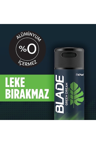 Blade Green Dream + Marine Fresh + Self Confidence Erkek Sprey Deodorant 3 x 150 ML + Privacy Men Limited Erkek Parfüm EDT 50 ML