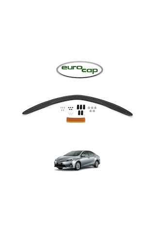 Eurocap Toyota Corolla Uyumlu Ön Kaput Maskesi Koruma Rüzgarlığı Deflek N11.22299