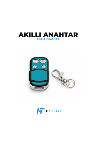 Akıllı Kodlanabilir Otopark Bariyer Garaj Kepenk Kumandası 433 Mhz 4 Tuşlu 1 Adet