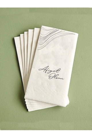 Afiyet Olsun Baskılı Peçete 33x33 Cm 20 Adet