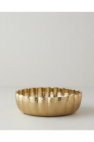 Regina Metal Dekoratif Tabak 18 X 18 X 5 Cm Gold