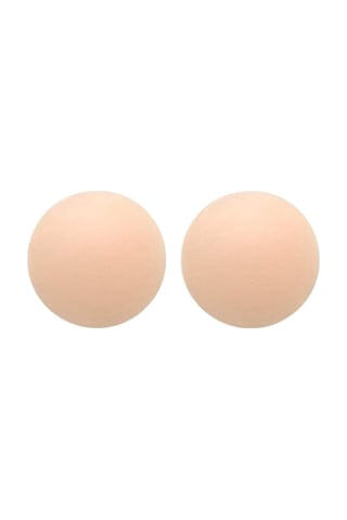 Hepsibayi Tekrar Kullanılabilir Silikon Nipple Pad Gün Boyu Sabit Bej