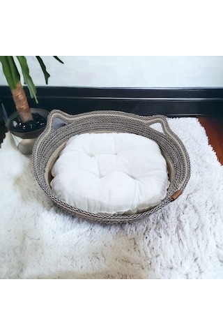 Decohandy Elyaflı Kedi Yatağı 40 CM